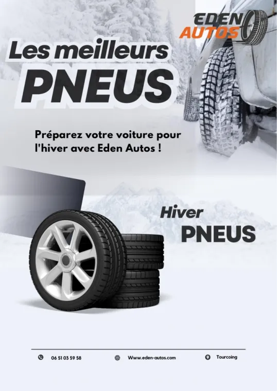 Pneus Hiver chez Eden Autos à Tourcoing ! ! !, Tourcoing, Eden Autos